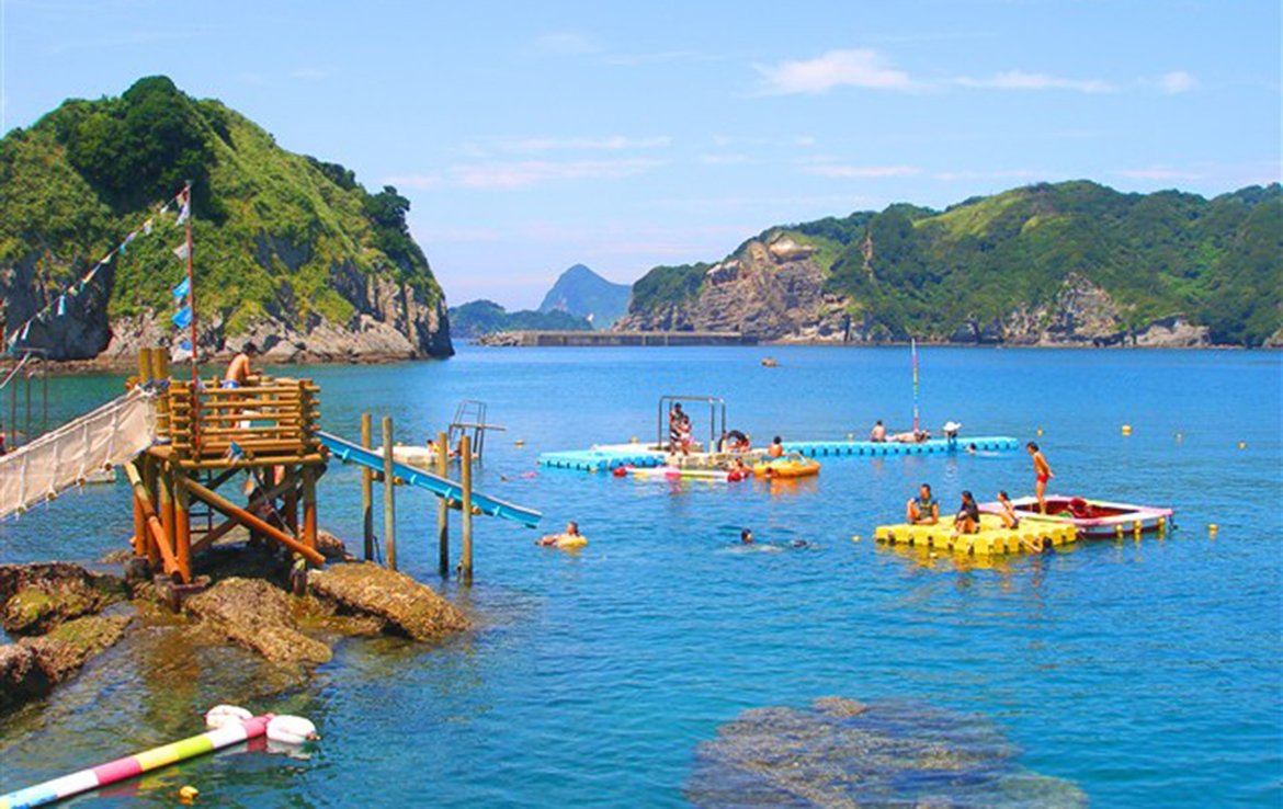 妻良海上アスレチック Tattoo Friendly